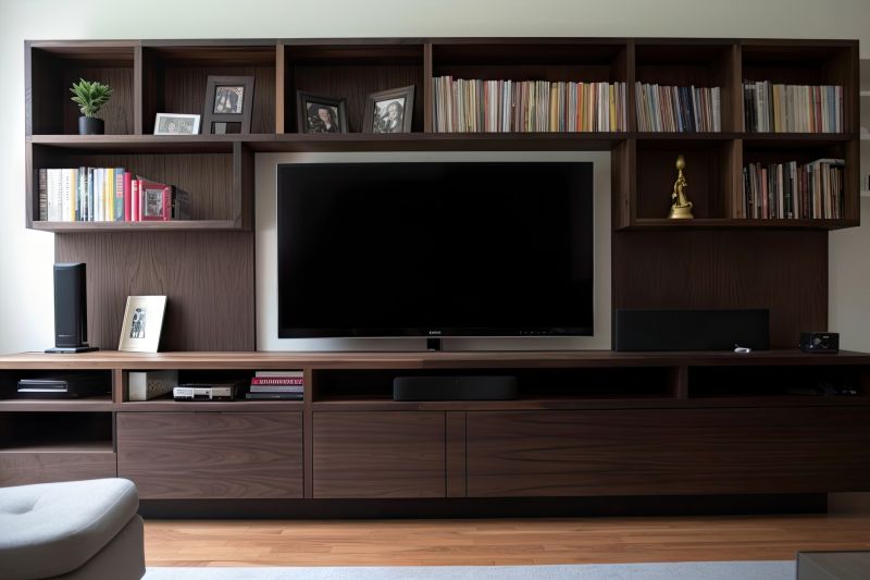Built In Tv Cabinetry in Durham, NC